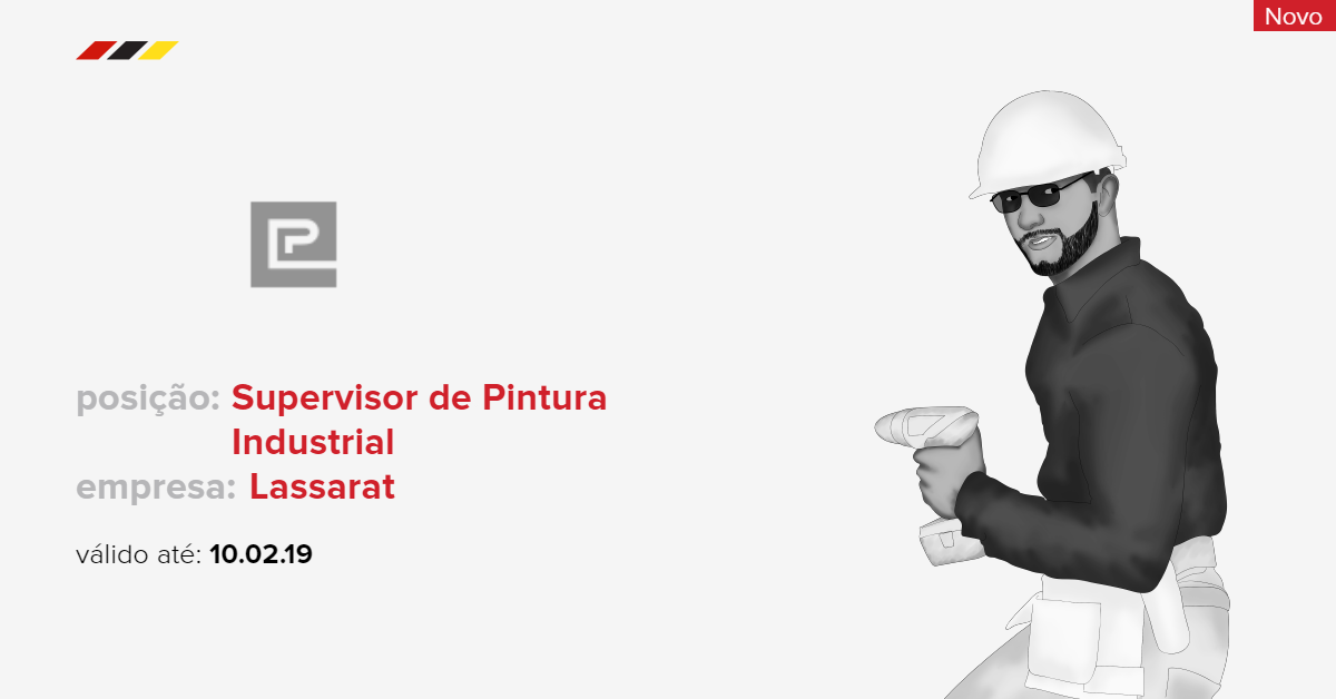 Lassarat: Supervisor de Pintura Industrial, Luanda 